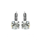 Mariana Single Dangle Icy Clear on Rhodium