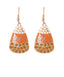 Candy Corn Sparkle Earrings