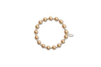 Count Your Blessings Bracelet 8MM Gold Pearls/Sterling Beads