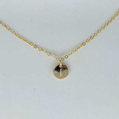 Initial I Necklace