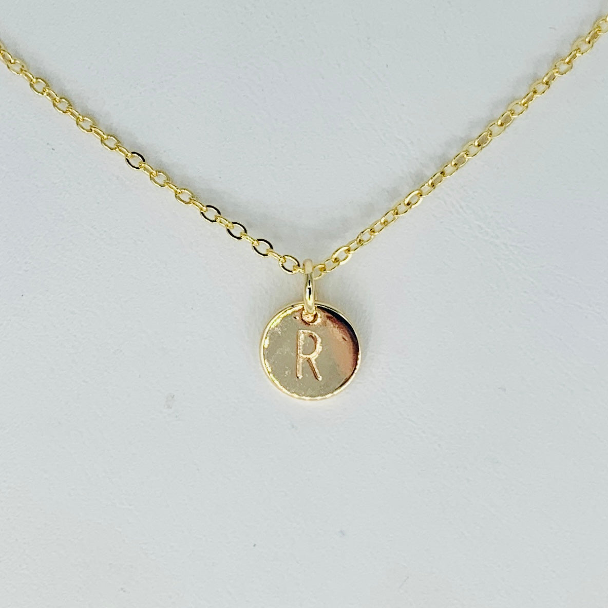 Initial R Necklace