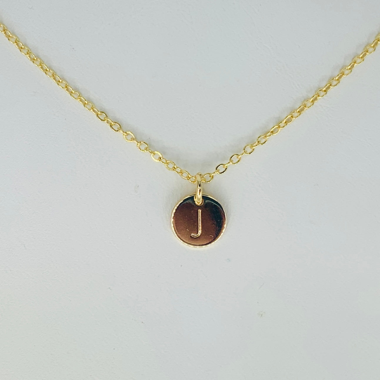 Initial J Necklace