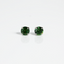 Mariana Single Erinite on Rhodium Stud 