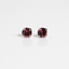 Mariana Single Light Amethyst on Rhodium Stud 