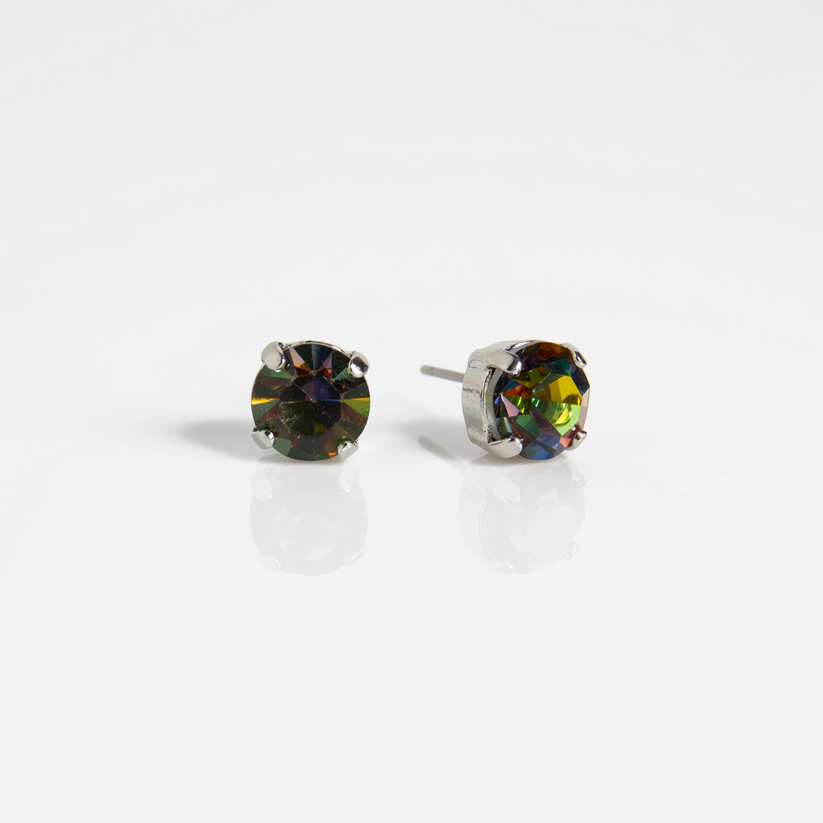 Mariana Single Vitriol on Rhodium Stud Main image