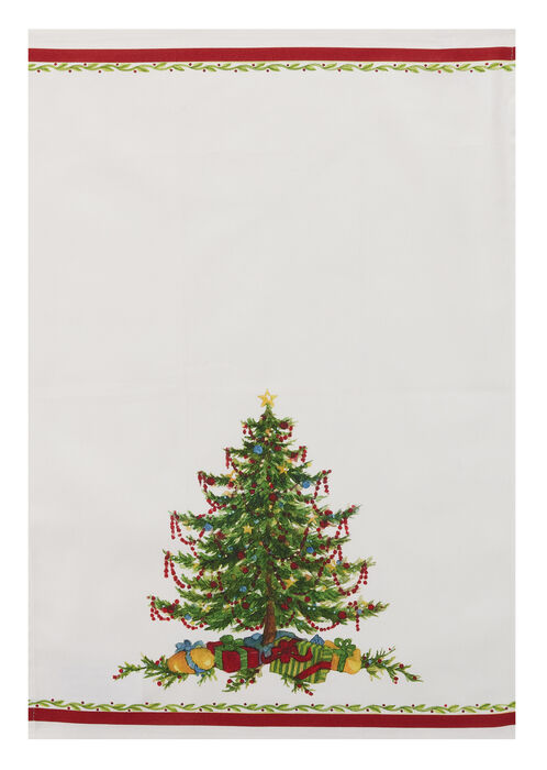 Classic Christmas Tree Tea Towel