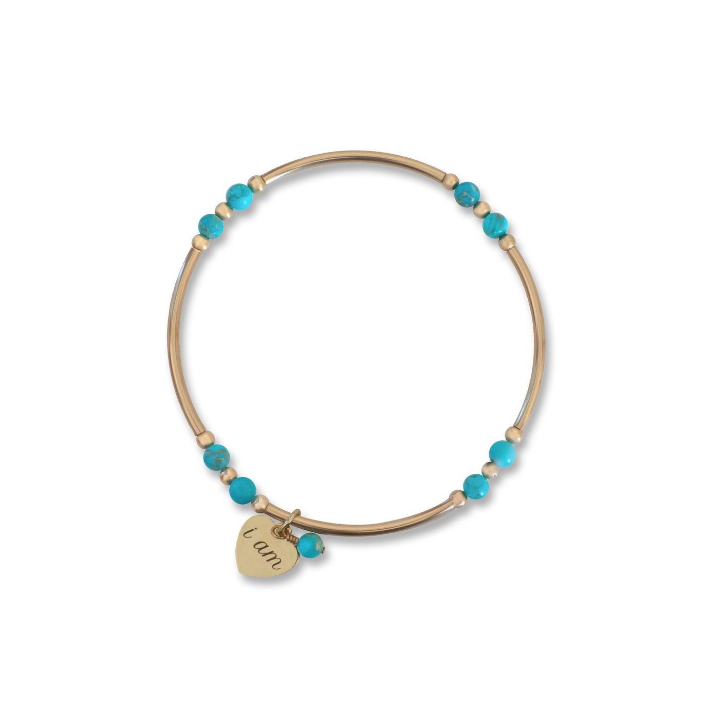 Jasper Intention Bracelet on Gold Main image