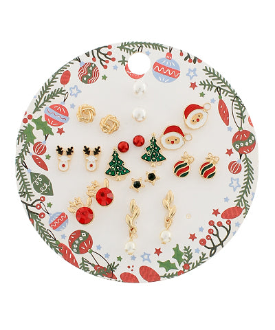 Mix and Match Christmas Stud Earrings