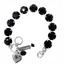 Mariana Bracelet Black on Rhodium