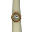 Mariana Extra Luxurious Crystal With Halo Ring Moonlight/Light Amber on Gold