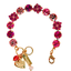 Mariana Quatrefoil Cluster Bracelet Saba on Rose Gold