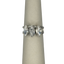 Mariana Three Marquis Crystal Ring Clear on Rhodium