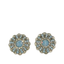 Mariana Blossom Earring  Carolina Blue on Rhodium
