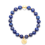 I Am Courageous -Lapis and Gold Wrist Mala
