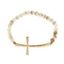 Natural Agate Cross Bracelet