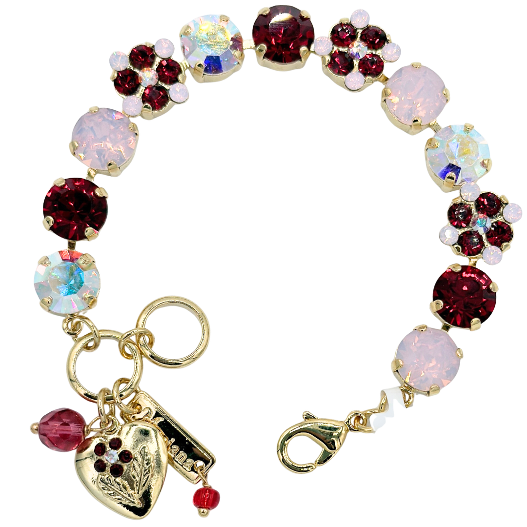 Mariana Quatrefoil Cluster Bracelet Romance on  Gold