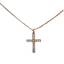 Mariana Cross Necklace Bermuda on Rose Gold