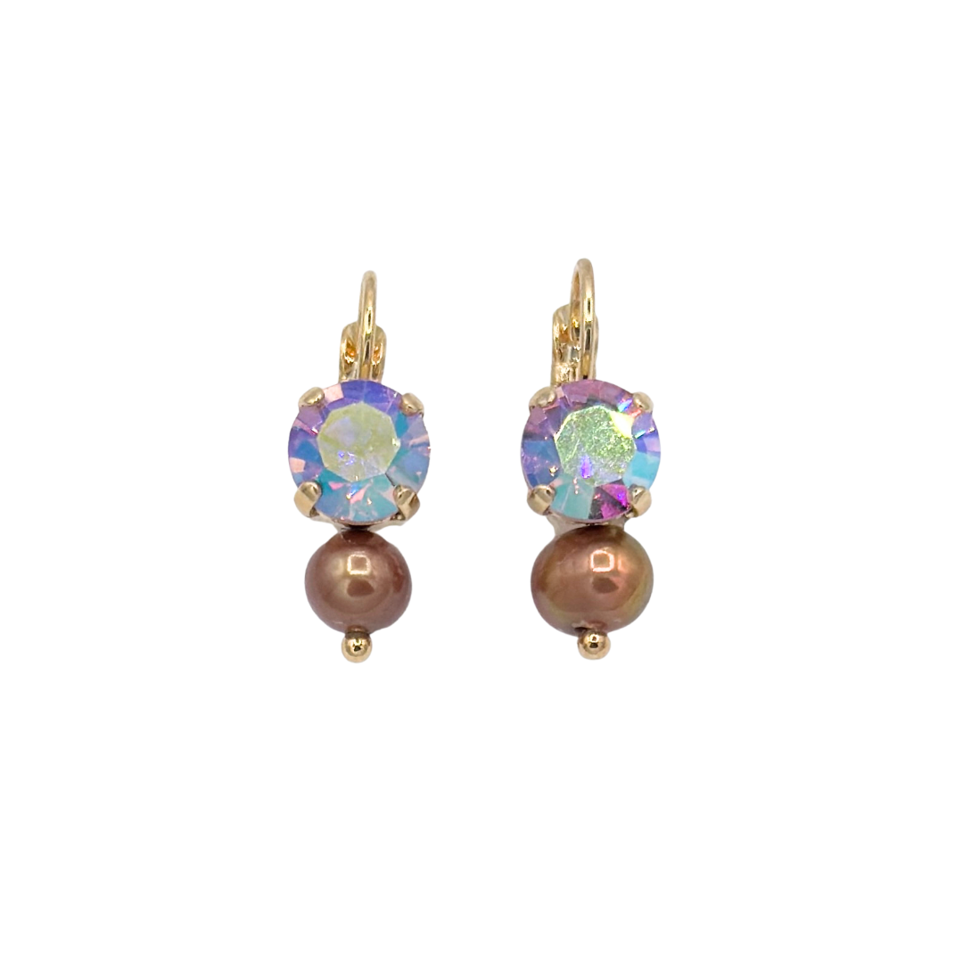 Mariana New Double Drop Earring Cello Solo on Gold
