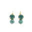 Mariana New Double Drop Earring The Green Room on Gold