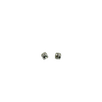 Mariana Petite Stud Clear on Rhodium
