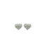 Mariana Petite Octagon Stud White/Pearl on Rhodium
