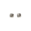 Mariana Single  Icy Clear on Rhodium Stud