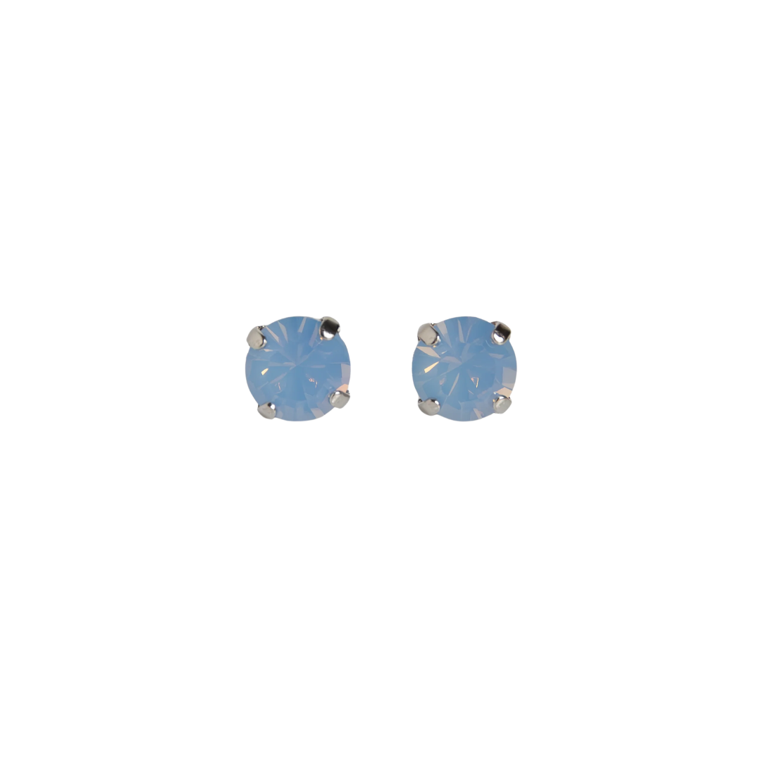 Mariana Single Carolina Blue on Rhodium Stud Main image
