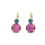 Mariana Double Drop Earrings in Sorbet on Gold