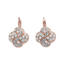 Mariana Quatrefoil Earring Bermuda on Rose Gold