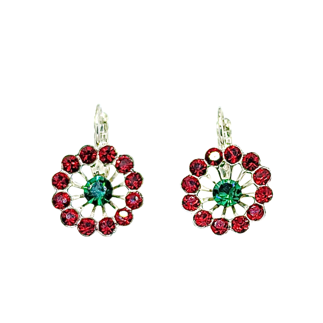 Mariana Earring Starburst Holiday on Rhodium