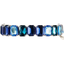 Mariana Stretch Bracelet Indigo Hour on Rhodium- NEW!