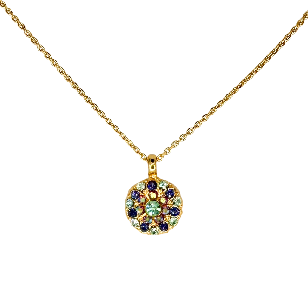 Mariana Guardian Angel  Necklace Lavender Mist on Gold
