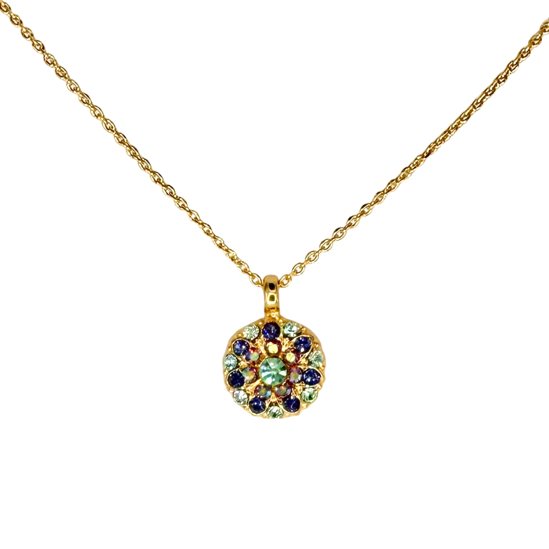 Mariana Guardian Angel  Necklace Lavender Mist on Gold