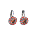 Mariana Flower Earring Pumpkin Spice on Silver