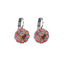 Mariana Flower Earring Pumpkin Spice on Silver