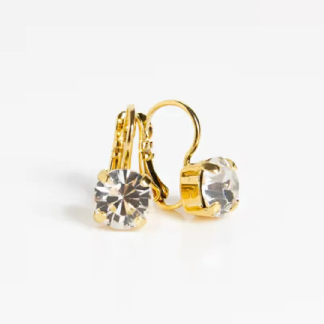 Mariana Single Dangle Icy Clear on Gold
