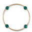 Birthstone Blessing Bracelet for May on Gold