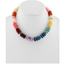 Dark Multi Acrylic Bauble Bead Necklace