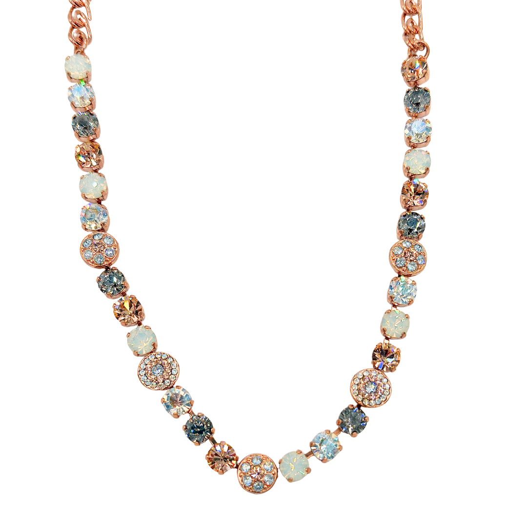 Mariana Pave Necklace Dancing in the Moonlight on Rose Gold Main image