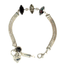 Mariana Marquise Chain Bracelet Obsidian Shores on Rhodium