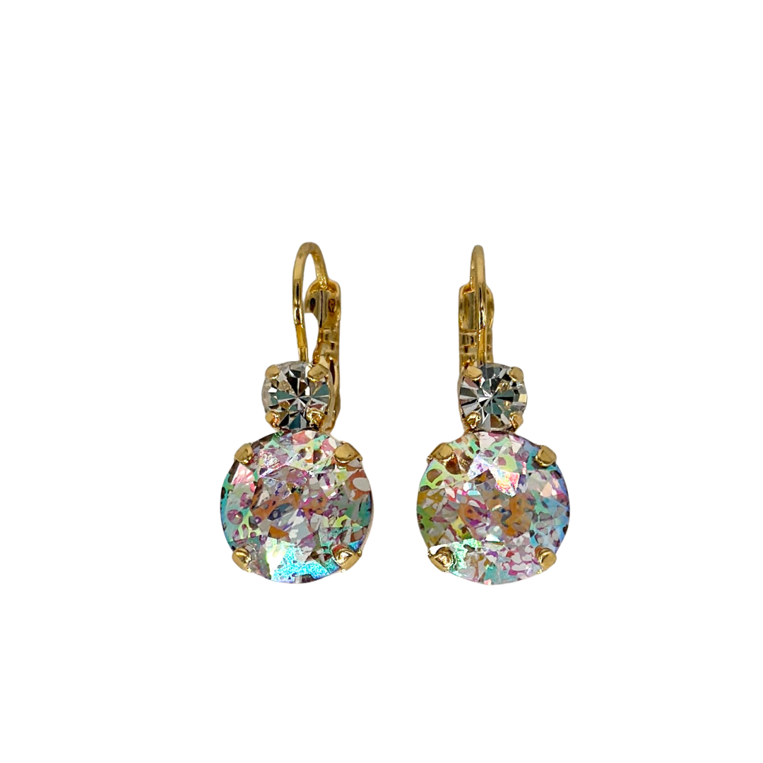 Mariana Double Drop  Earrings in Dawn on Gold Secondary image