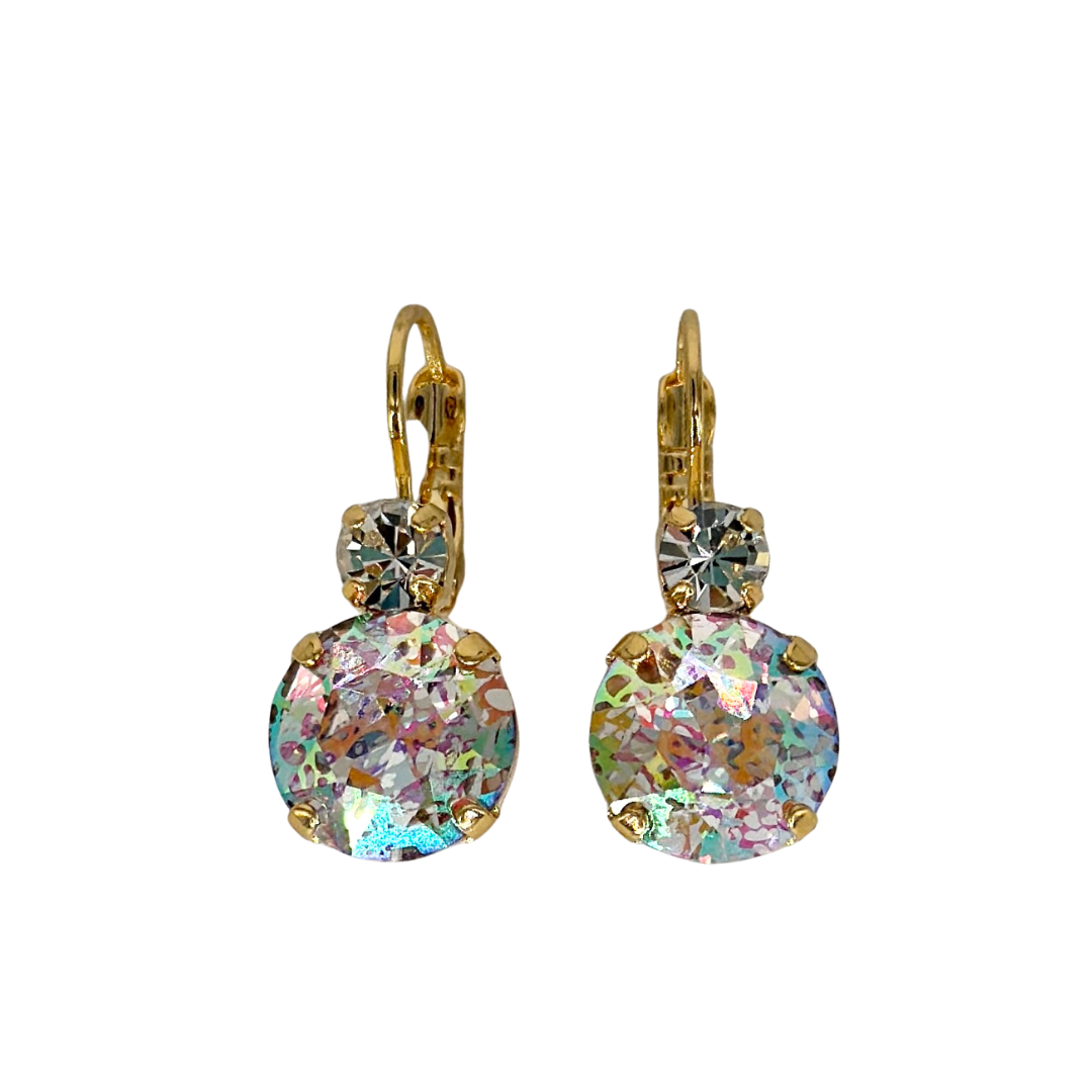 Mariana Double Drop  Earrings in Dawn on Gold