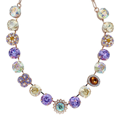 Mariana Large Extra Luxurious Necklace Dawn on Rose Gold