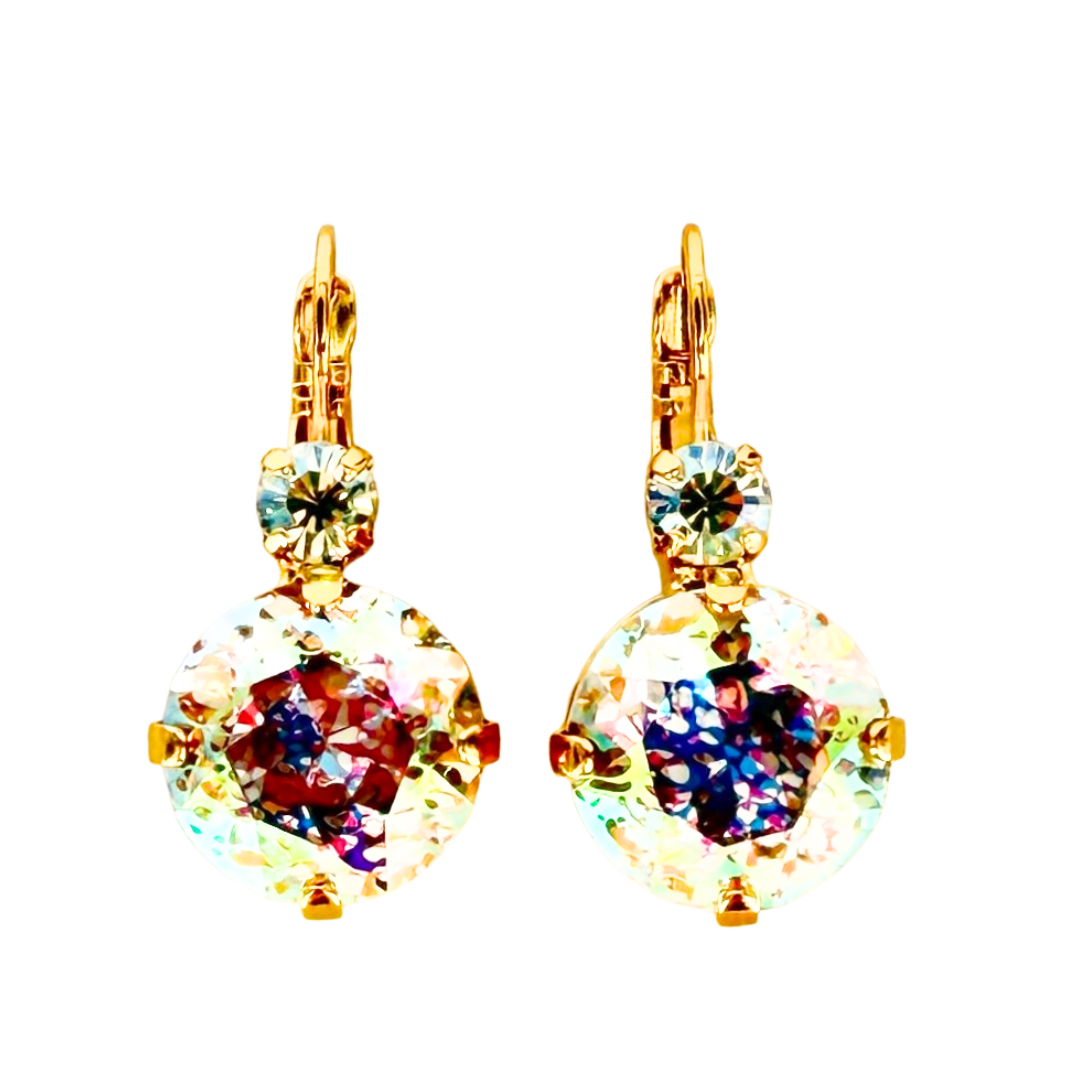 Mariana Large Earrings Winds of Change on Gold Main image