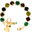 Mariana Bracelet Plain Mineral Green Room on  Gold