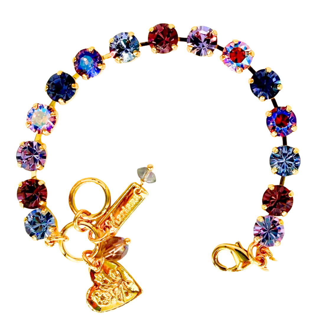 Mariana Plain Bracelet Lavender Mist on Gold