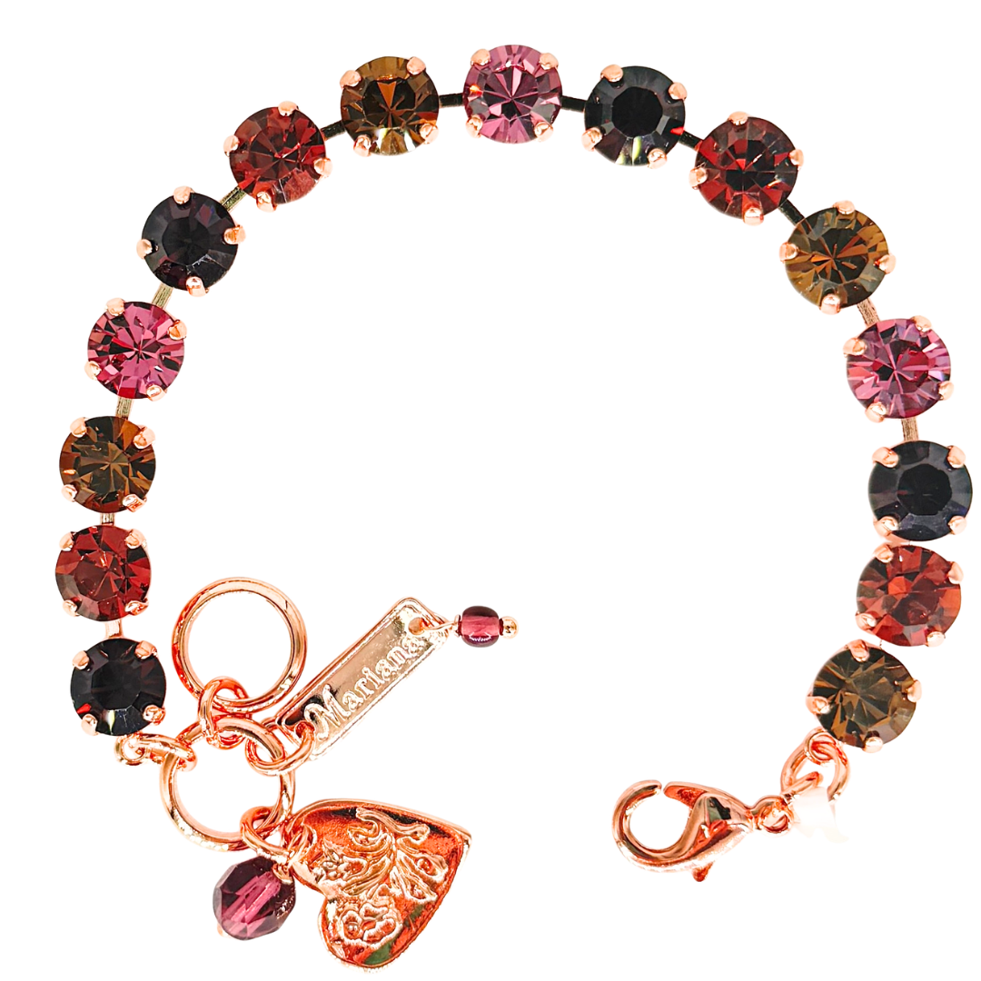 Mariana Plain Bracelet Velvet Encore on Rose Gold