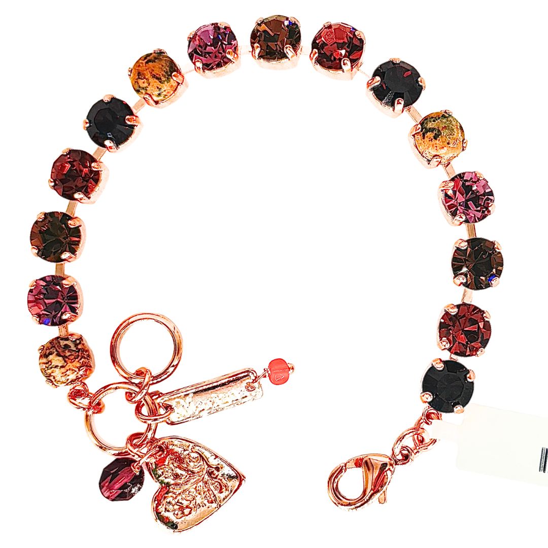 Mariana Plain Bracelet Mineral Velvet Encore on Rose Gold Main image