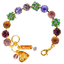 Mariana Quatrefoil Cluster Bracelet Lavender Mist on Gold