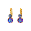 Mariana Small Double Drop Earring Lavender Mist on Gold